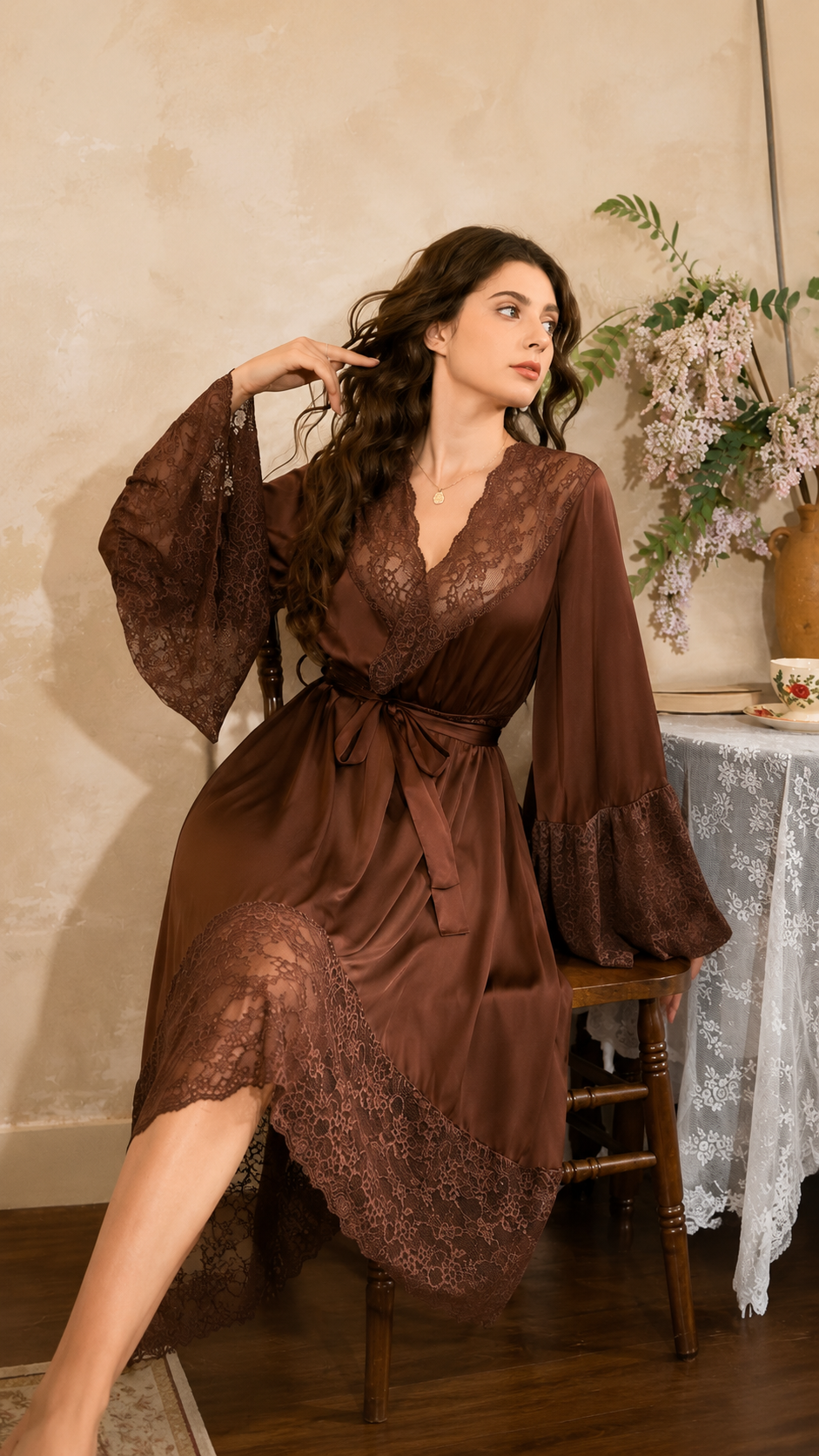 Élégance en satin